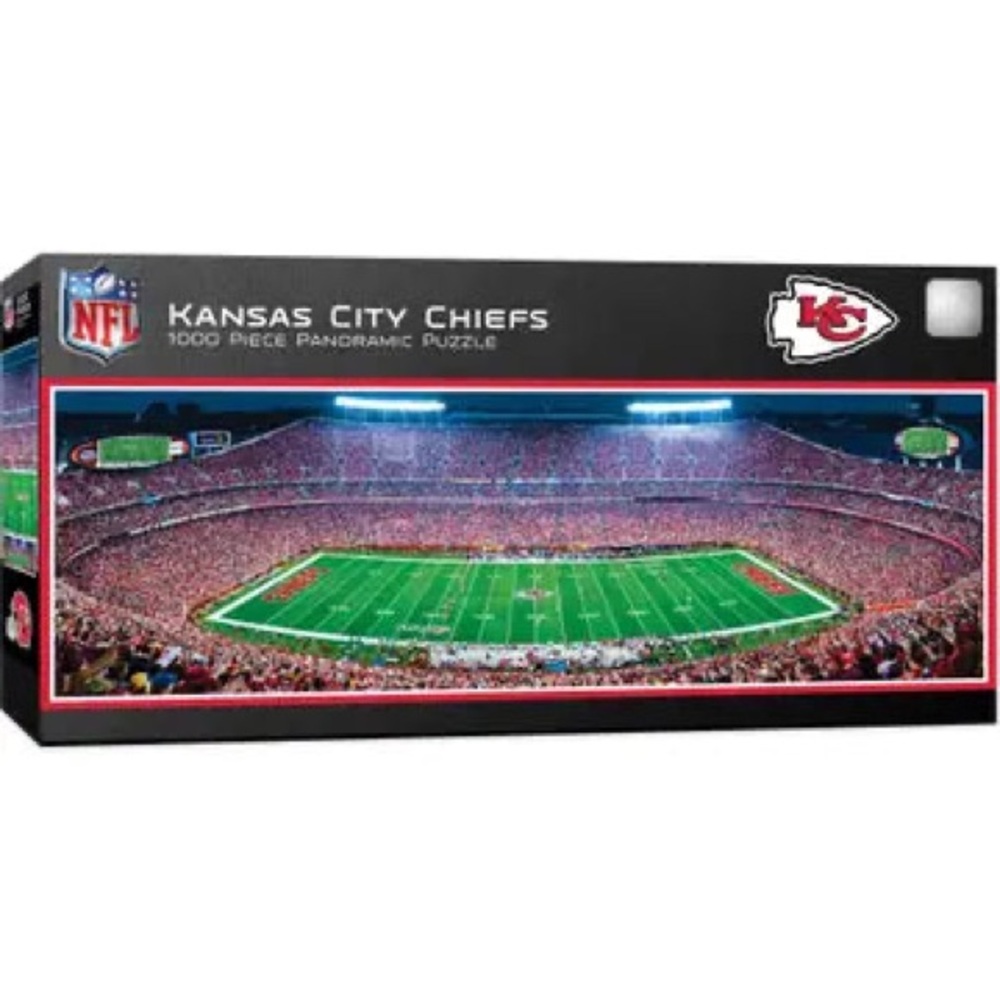 NFL Kansas City Chiefs Stadium 1000 Piece Panoramic MasterPieces Jugsaw Puzzle